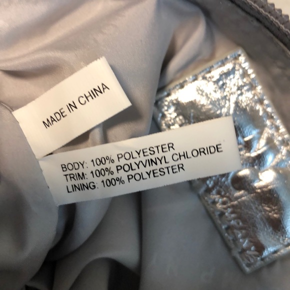 NWT! NY&C silver sequined evening bag - Picture 6 of 6